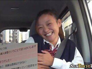 Japanese teen riding and sucking - pornoxo.com - Japan