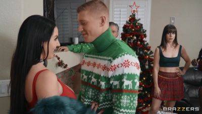 Angela White - Oliver Flynn - A Very Valley Holiday Video With Mick Blue, Angela White, Oliver Flynn - Brazzers - hotmovs.com