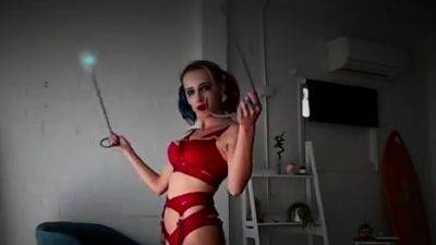 Mistress Alana - Live CamShow - Harley Quinn Costume - drtuber