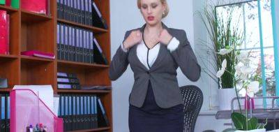 Angel Wicky - Angel Wicky Office - Blonde Angel - inxxx.com