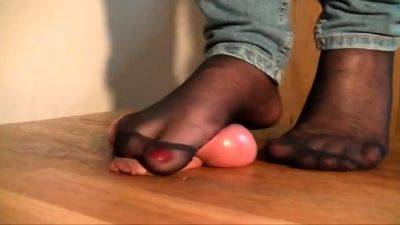 Mistress Arletta - AFTER WORK SWEATY NYLON SOCKS – A - drtuber