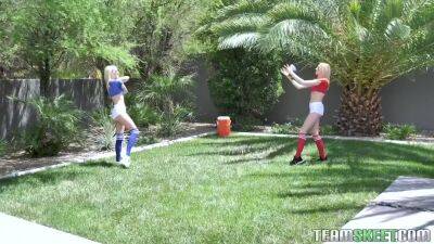 Kenna James And Charlotte Sins - And Stepsister Football - hotmovs.com