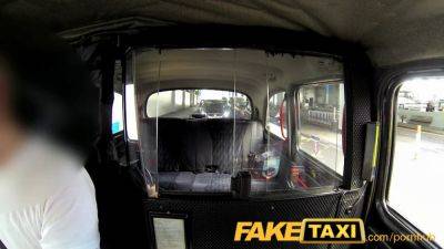 Hot blonde tourist gives her first blowjob in a fake taxi ride - sexu.com