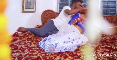 Young Indian Wife First Time Sex On Her Wedding Night With Her Desi Husband - hotmovs.com - India