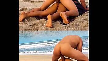 Me folla DESCONOCIDO despues de mostrarle mi culo en playa publica - xvideos.com